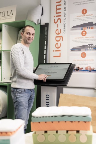 Marco Städtner im Laden